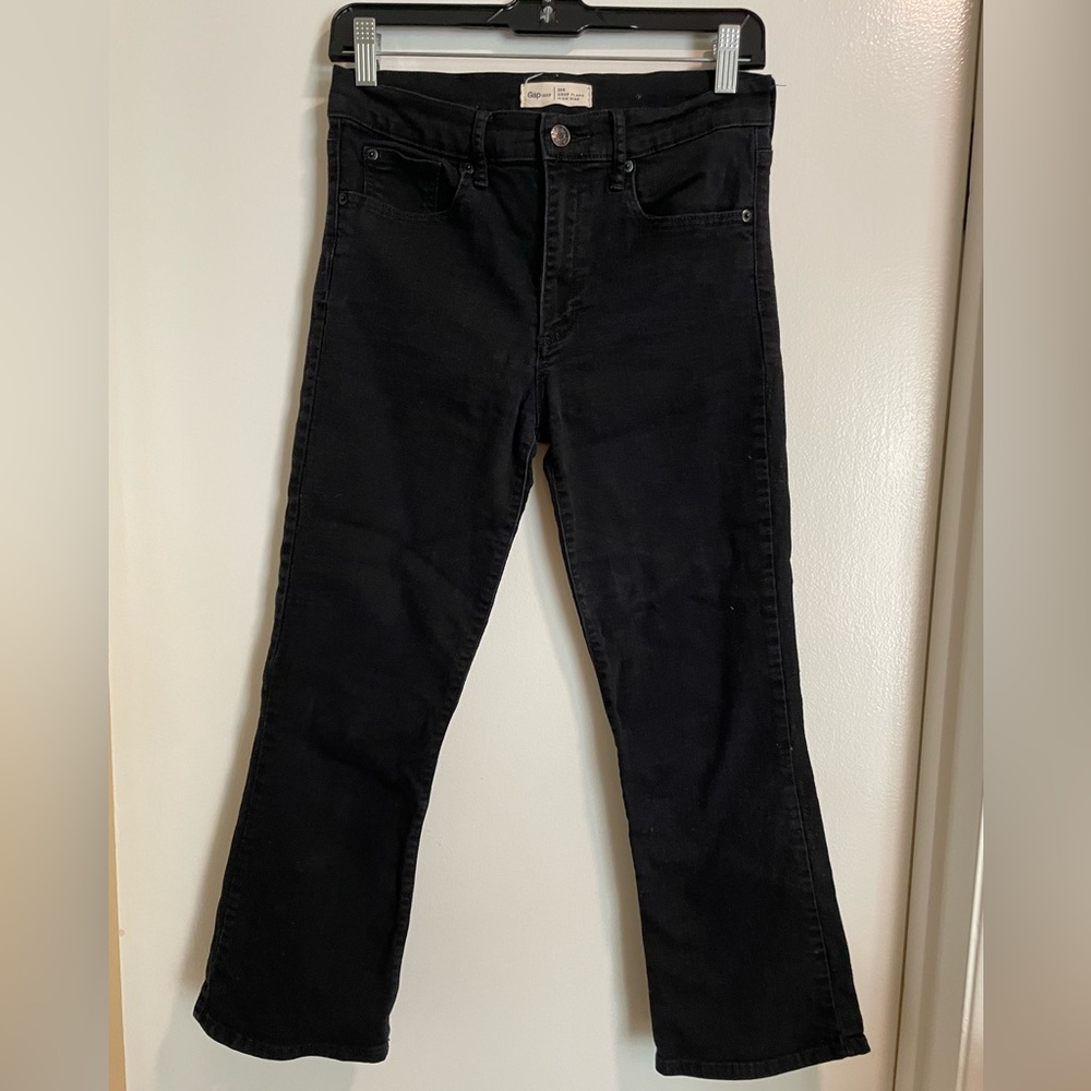 GAP cropped flare jeans